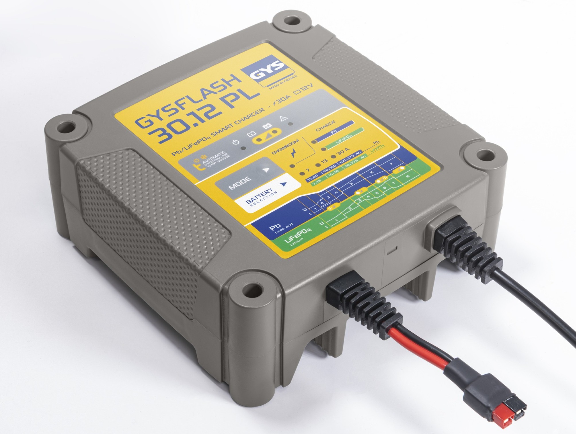 Ldtjs  GYSFLASH 30.12 PL 12V 7/15/30A Pb/Li